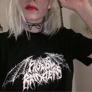Phoebe Bridgers Metal Logo Black T Shirt